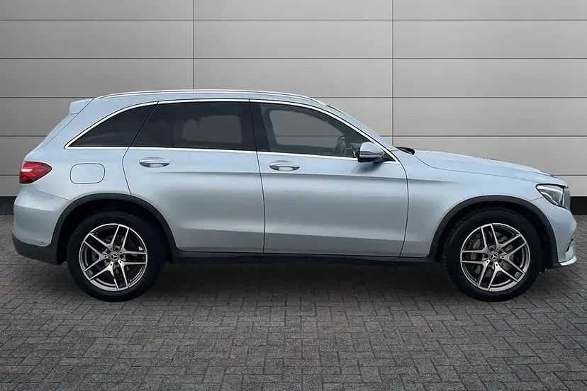 Used Mercedes GLC220 AMG line 168 HP (123 kW) 2017 Diamond silver SUV