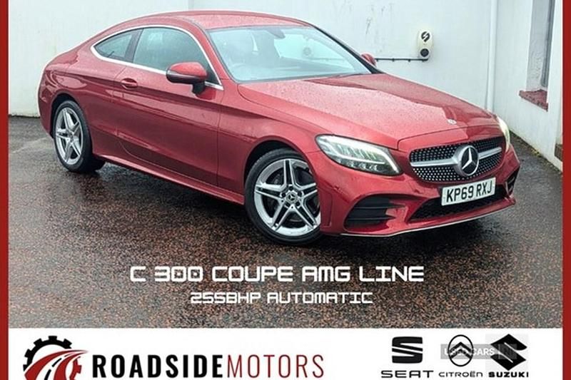 Red Used 2019 Mercedes C300 AMG line Coupe | £19,995 (Super price) - Image 1/1