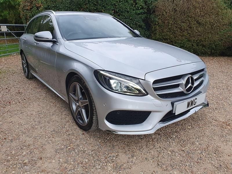 Used Mercedes C250 AMG line 2016 Silver Estate