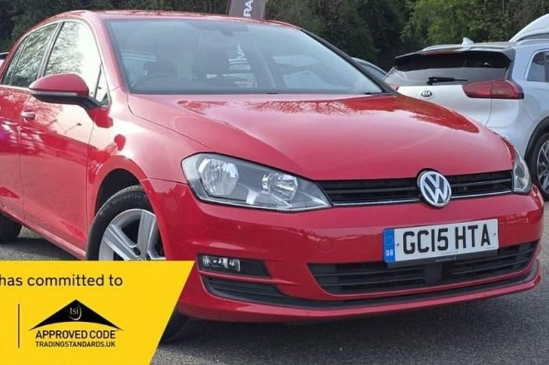 Used VW Golf VII Match 2015 Red Hatchback