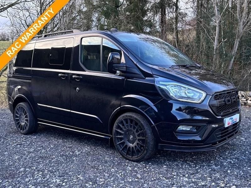 Black Used 2021 Ford Tourneo Custom Titanium Van | £21,995 (Good price) - Image 1/3
