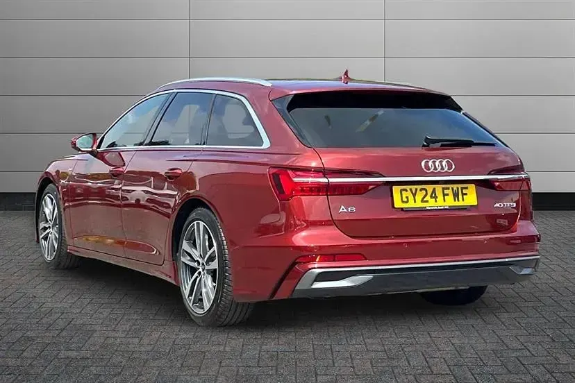 Used Audi A6 S-Line 204 HP (150 kW) 2024 Red Estate