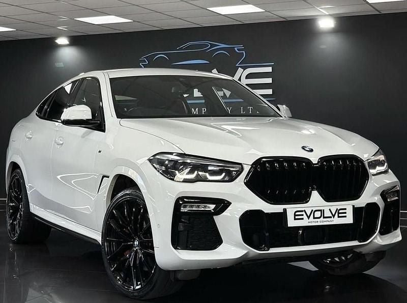 White Used 2021 BMW X6 M Sport SUV | £36,995 (Fair price) - Image 1/4