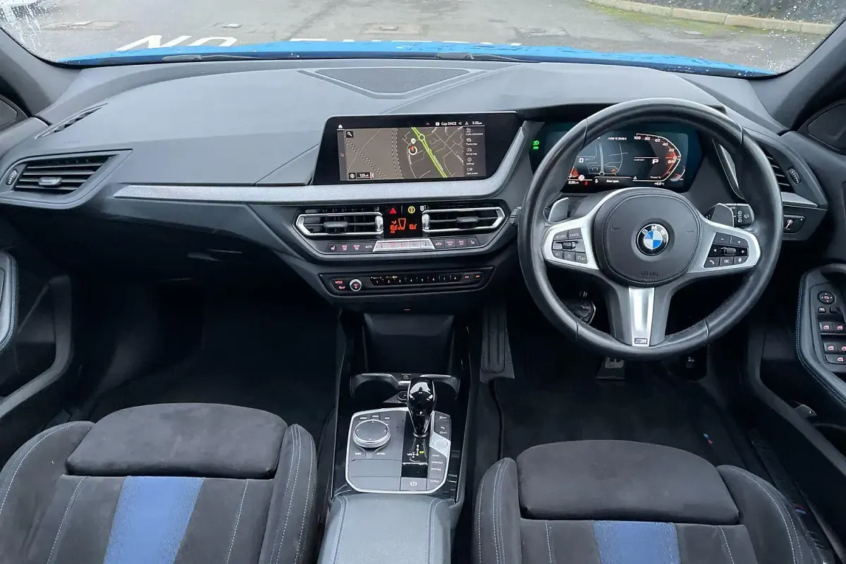 Used BMW M135 Shadowline 302 HP (222 kW) 2022 Blue Hatchback