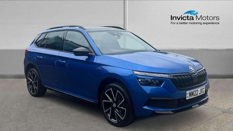 Blue Used 2022 Skoda Kamiq Monte Carlo SUV | £18,525 (Fair price) - Image 1/4
