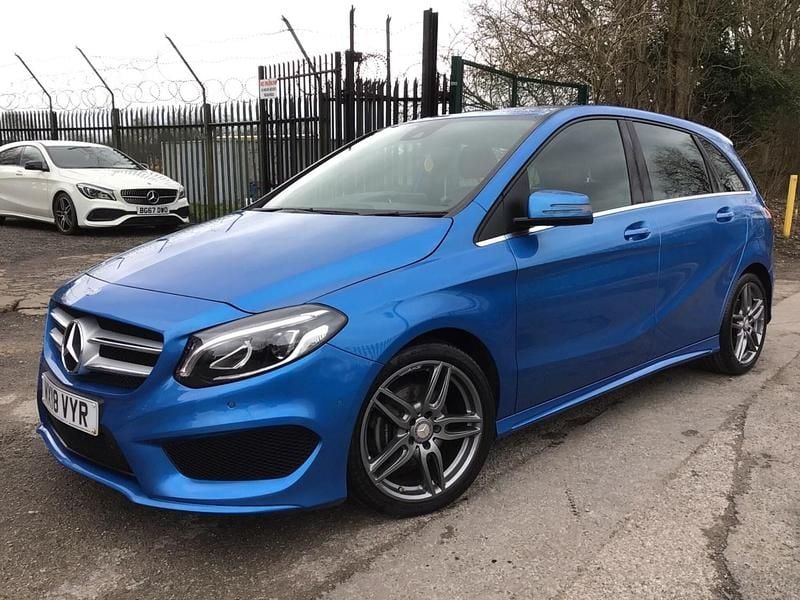 Used Mercedes B200 AMG Line Premium 2018 Blue MPV