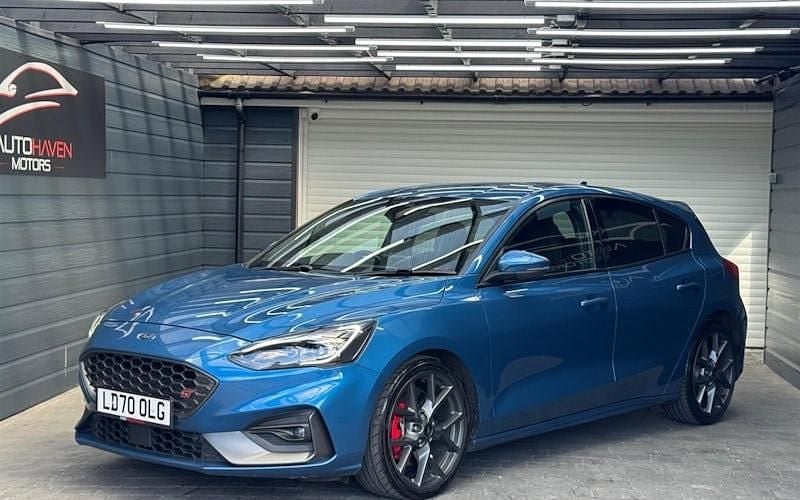Used Ford Focus ST 280 HP (205 kW) 2020 Blue Hatchback