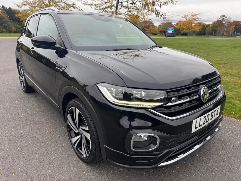 Black Used 2020 VW T-Cross R-line SUV | £12,000 (Good price) - Image 1/4