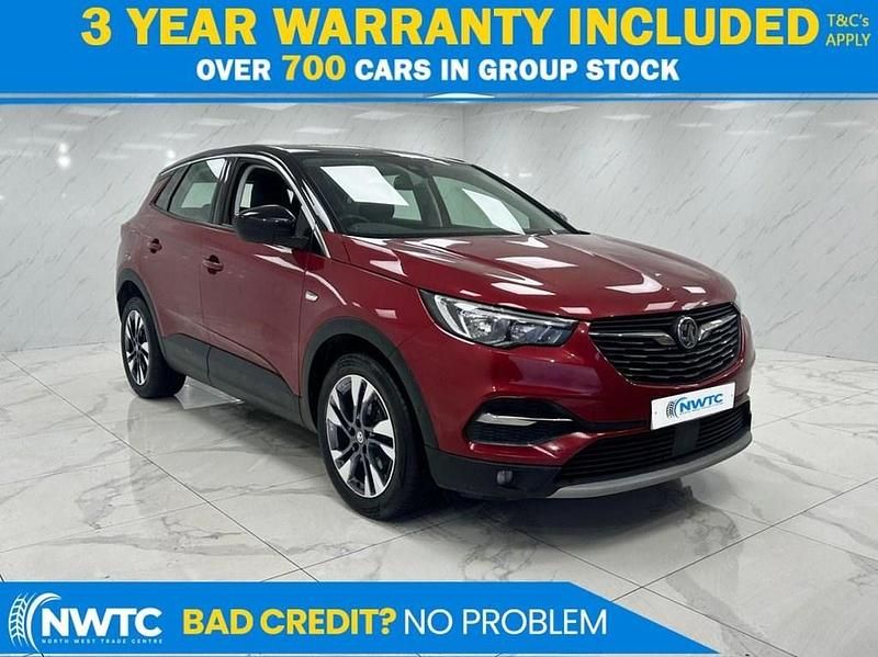 Used Vauxhall Grandland X Sport 130 HP (95 kW) 2019 Red SUV