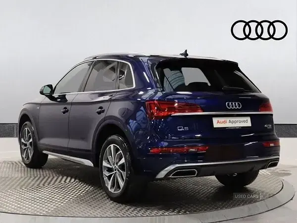 Used Audi Q5 S-Line 204 HP (150 kW) 2021 Blue SUV