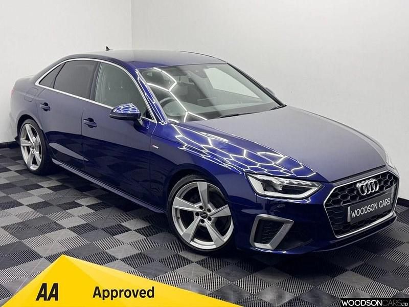 Blue Used 2020 Audi A4 S-Line Sedan | £16,500 (Fair price) - Image 1/2