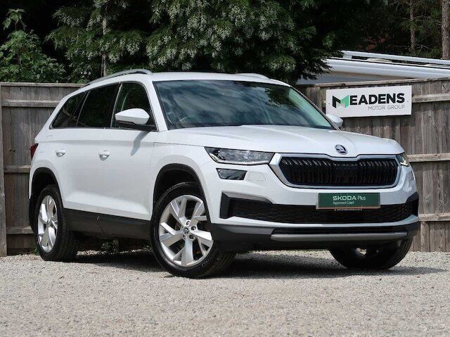 Moon white metallic Used 2021 Skoda Kodiaq SE L SUV | £24,295 - Image 1/4