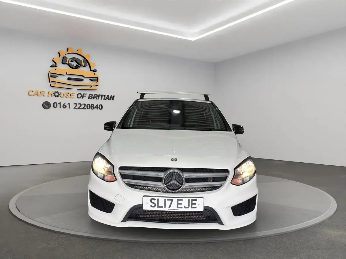 Used Mercedes B200 AMG line 2017 White Hatchback