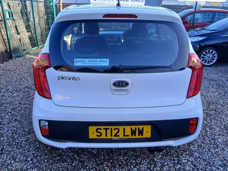 Used Kia Picanto 68 HP (50 kW) 2012 White Hatchback