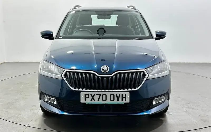 Used Skoda Fabia SE L 95 HP (69 kW) 2020 Blue Hatchback