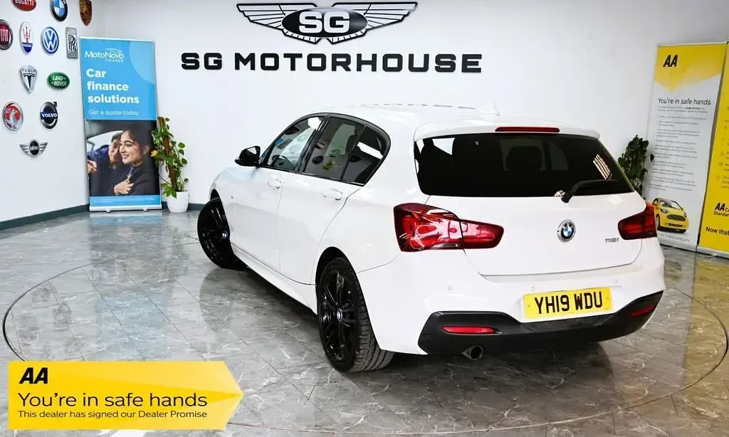 Used BMW 118 M Sport 2019 White Hatchback