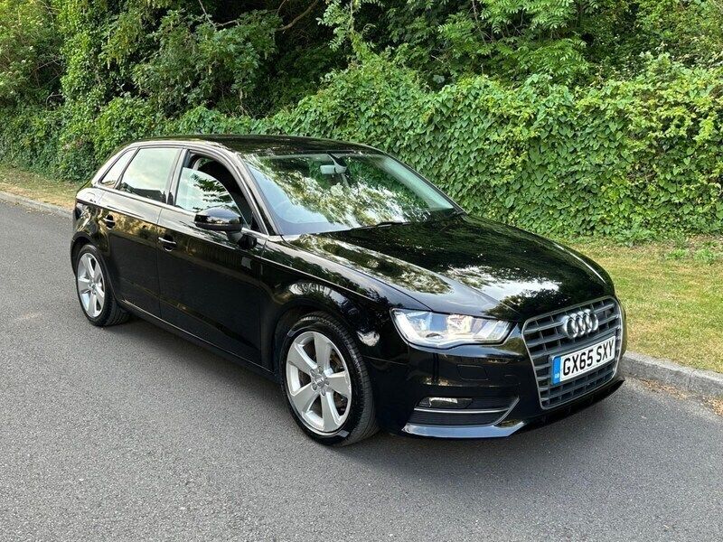 Black Used 2015 Audi A3 Sportback Sport Hatchback | £9,290 (Fair price) - Image 1/3