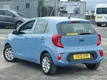 Used Kia Picanto 2019 Blue Hatchback