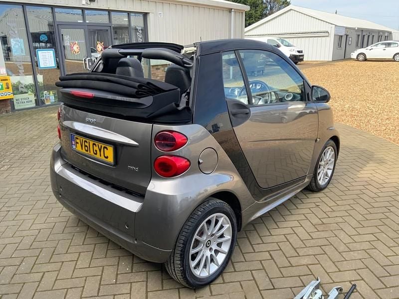 Used Smart ForTwo Cabrio Passion 2011 Grey Cabriolet
