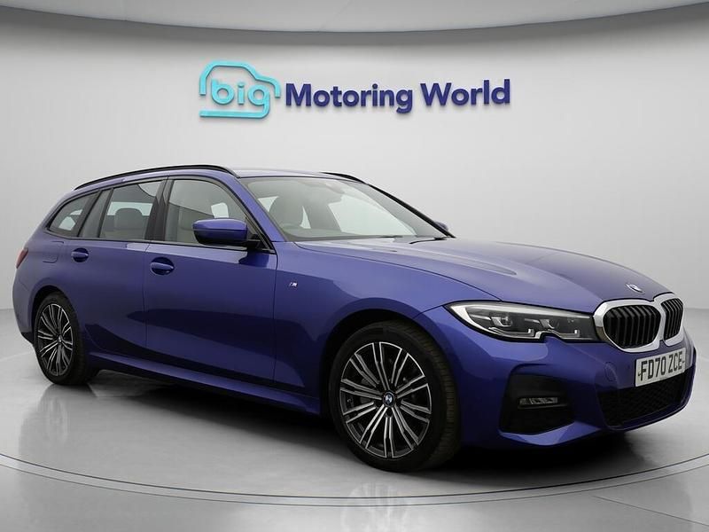 Blue Used 2021 BMW 330e M Sport Estate | £19,200 (Fair price) - Image 1/4
