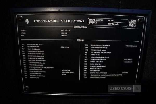Used Ferrari SF90 2022 Grey Cabriolet