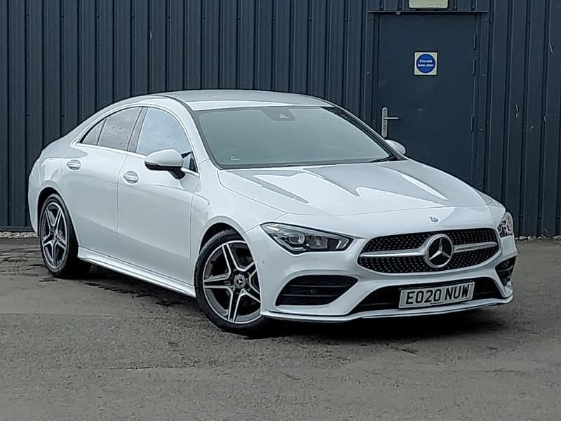White Used 2020 Mercedes CLA180 AMG line Sedan | £22,498 (Fair price) - Image 1/4