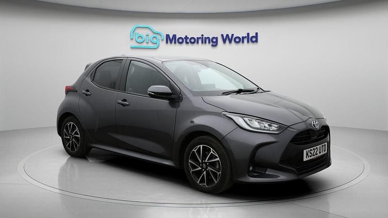 Grey Used 2022 Toyota Yaris Hybrid Design Hatchback | £16,177 (Good price) - Image 1/4
