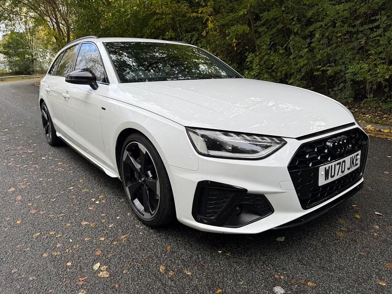 Used Audi A4 Black Edition 190 HP (139 kW) 2020 White Estate