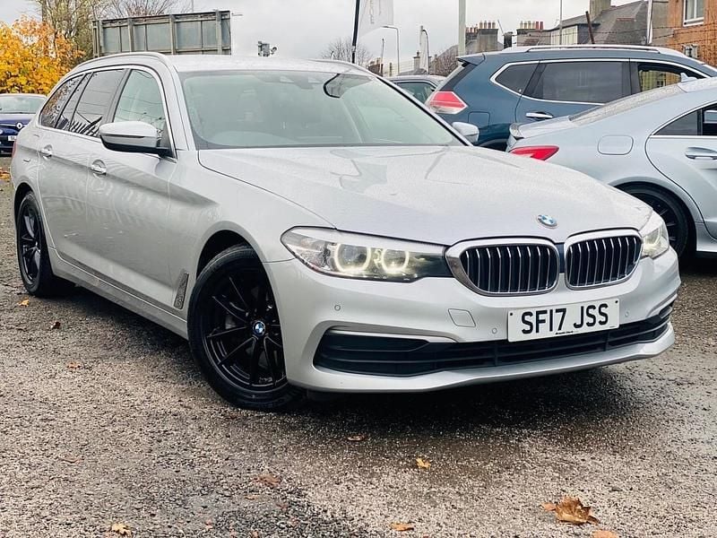 Silver Used 2017 BMW 520 Estate | £9,490 (Good price) - Image 1/4