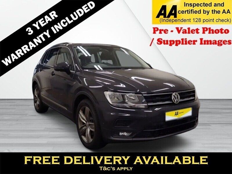 Grey Used 2019 VW Tiguan Match SUV | £13,795 (Fair price) - Image 1/4
