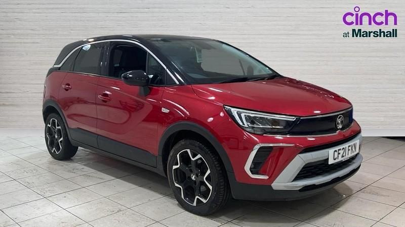 Used Vauxhall Crossland Elite 130 HP (95 kW) 2021 Red SUV