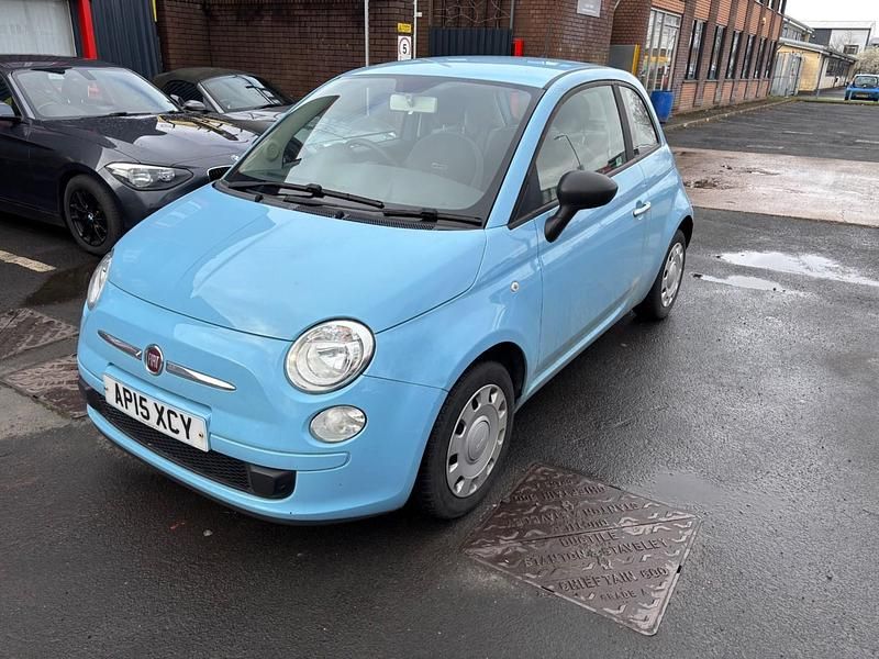 Used Fiat 500 Pop 69 HP (50 kW) 2015 Blue Hatchback