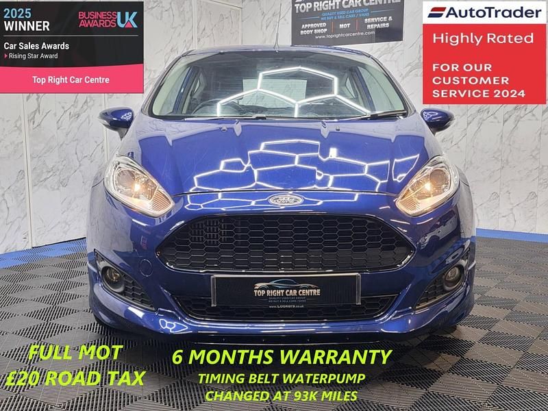 Used Ford Fiesta Zetec 95 HP (69 kW) 2014 Blue Hatchback