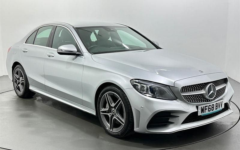 Silver Used 2018 Mercedes C300 AMG Line Premium Sedan | £13,264 (Fair price) - Image 1/3