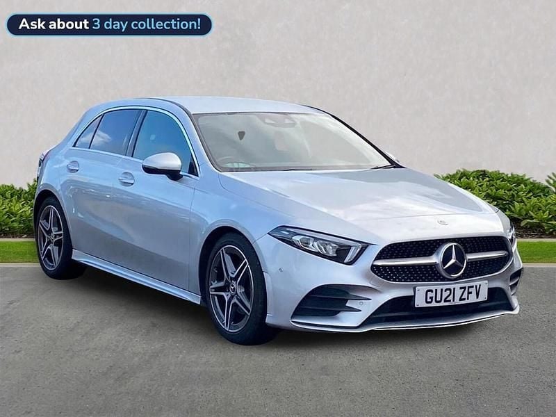 Silver Used 2021 Mercedes A200 AMG Line Premium Hatchback | £20,699 (A bit pricey) - Image 1/4