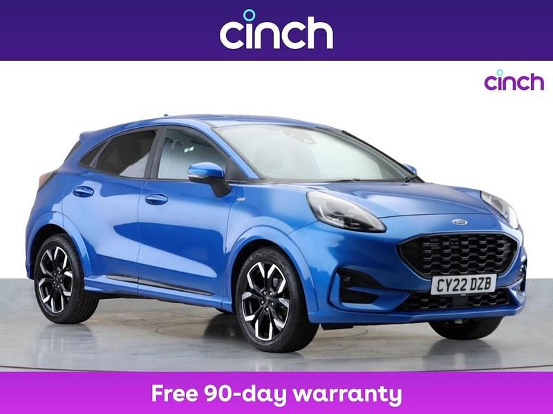 Blue Used 2022 Ford Puma Gen-E ST-Line X SUV | £14,449 (Fair price) - Image 1/3