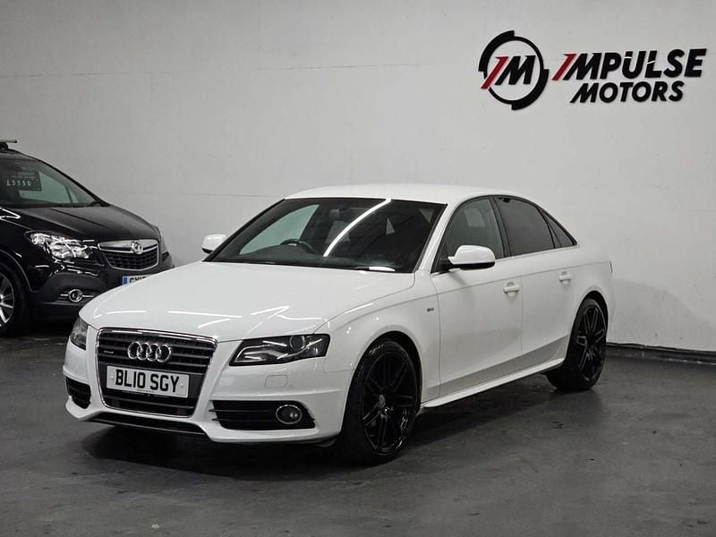 Used Audi A4 S-Line 2010 White Sedan