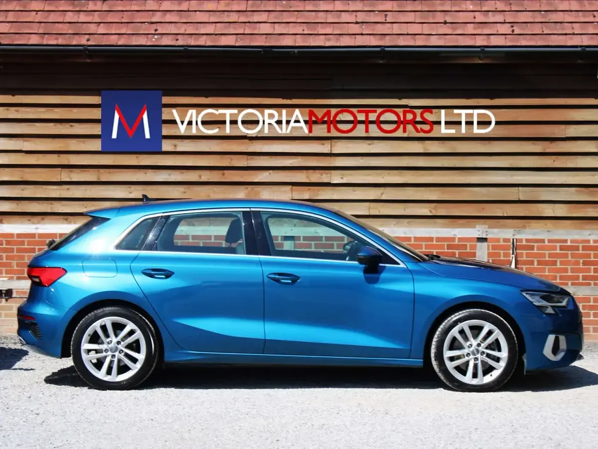 Used Audi A3 Sport 150 HP (110 kW) 2020 Blue Sedan