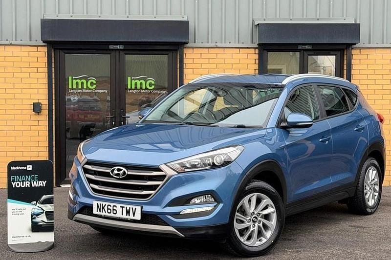 Used Hyundai Tucson SE 116 HP (85 kW) 2016 Blue SUV