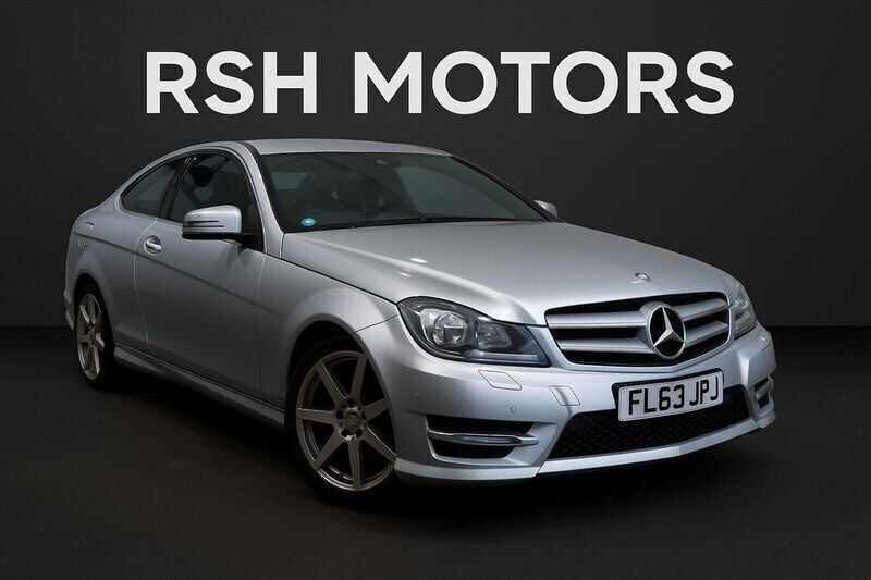 Silver Used 2013 Mercedes C180 AMG Coupe | £5,995 (Fair price) - Image 1/1