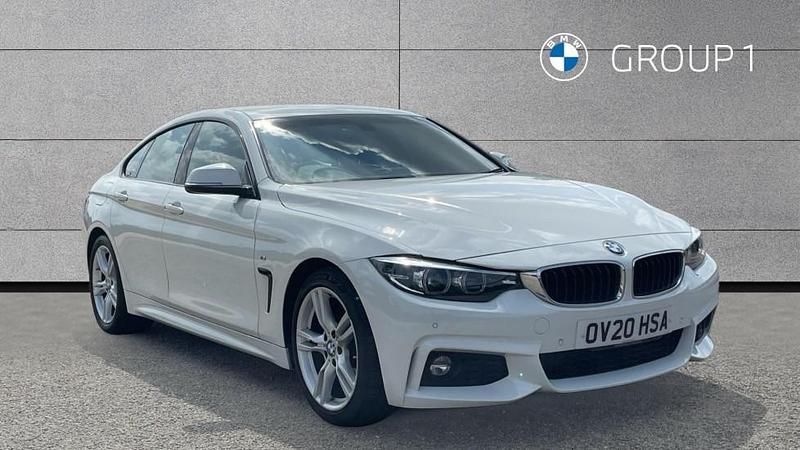 White Used 2020 BMW 420 Gran Coupé M Sport Coupe | £16,495 (Fair price) - Image 1/4