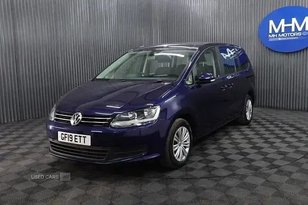 Usado VW Sharan S 150 HP (110 kW) 2019 Azul Monovolume