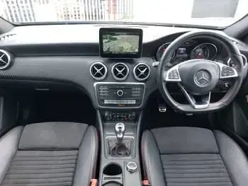 Used Mercedes A180 AMG Line Premium 122 HP (89 kW) 2018 Black Hatchback