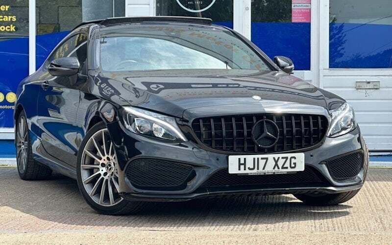 Black Used 2017 Mercedes C300 AMG line Coupe | £17,450 (Fair price) - Image 1/4