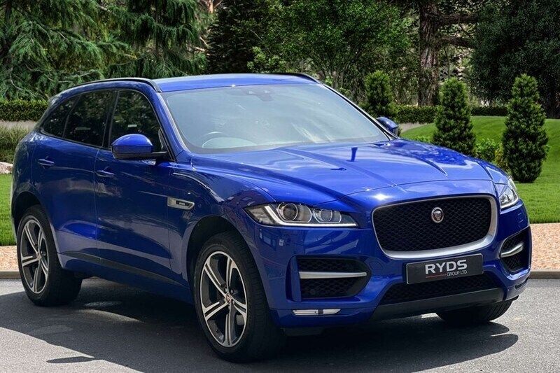 Blue Used 2019 Jaguar F-Pace R-Sport SUV | £22,850 (Fair price) - Image 1/1