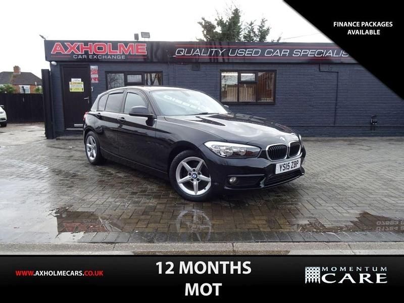 Black Used 2015 BMW 116 Efficient Dynamics Hatchback | £4,995 (Good price) - Image 1/4