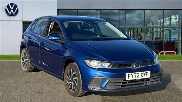 Reef blue Used 2022 VW Polo Life Hatchback | £15,548 (Fair price) - Image 1/4