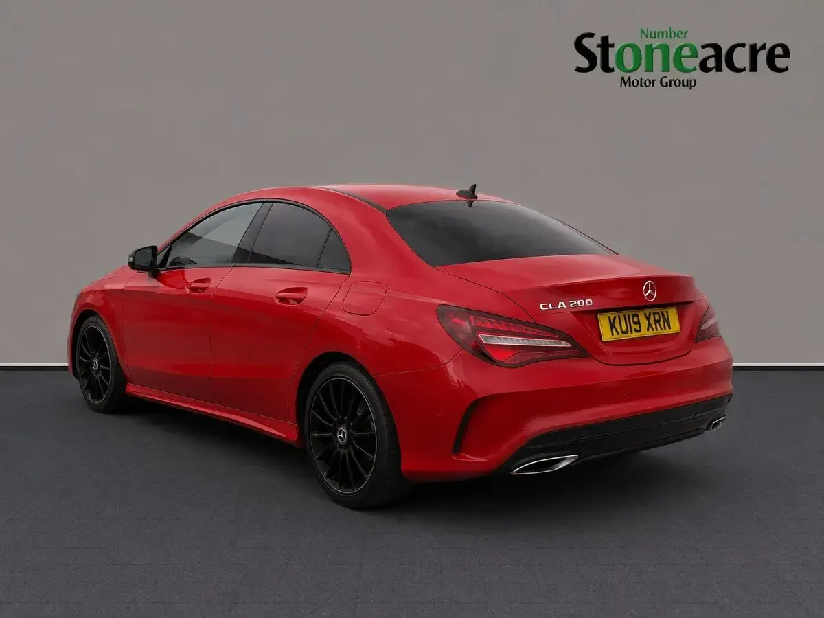 Used Mercedes CLA200 AMG line 2019 Red Coupe