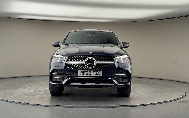 Used Mercedes GLE400 AMG line 330 HP (242 kW) 2022 Cavansite blue Coupe