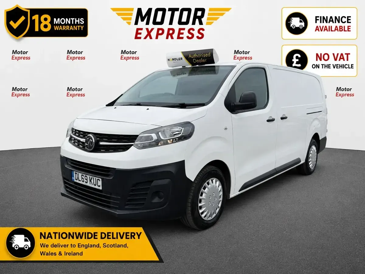 Used Vauxhall Vivaro Edition 120 HP (88 kW) 2019 White MPV